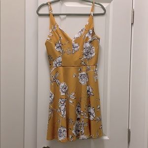 Midnight Doll Yellow Sun Dress